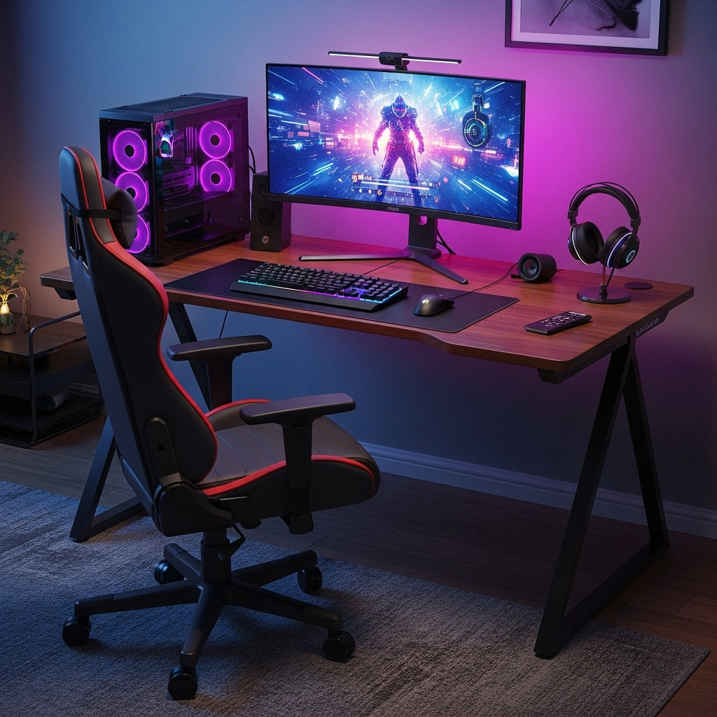 Flash Gaming Desk & Chair