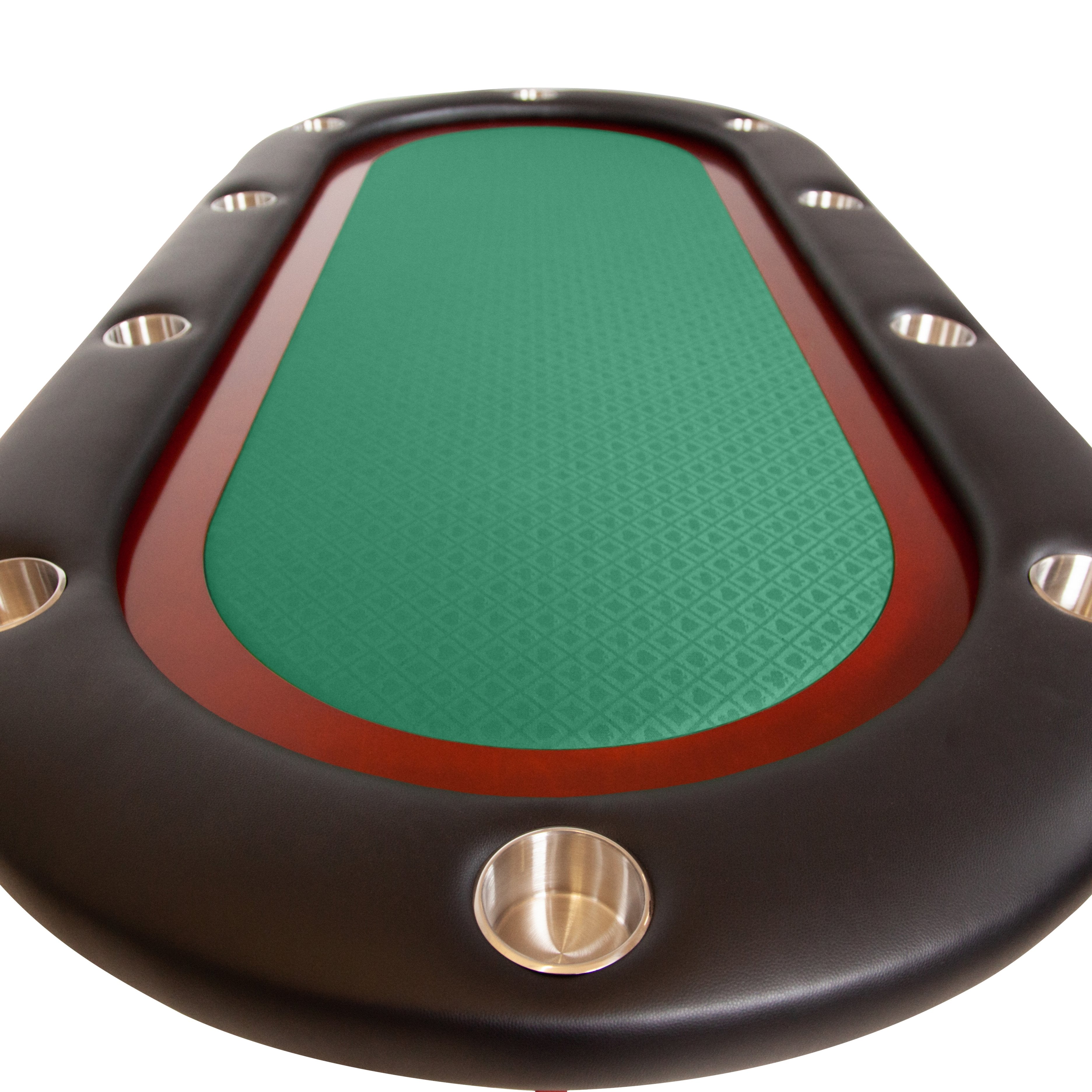 BBO Elite 94" Sunken Playing Surface Mahogany Poker Table (2BBO-ELTM)