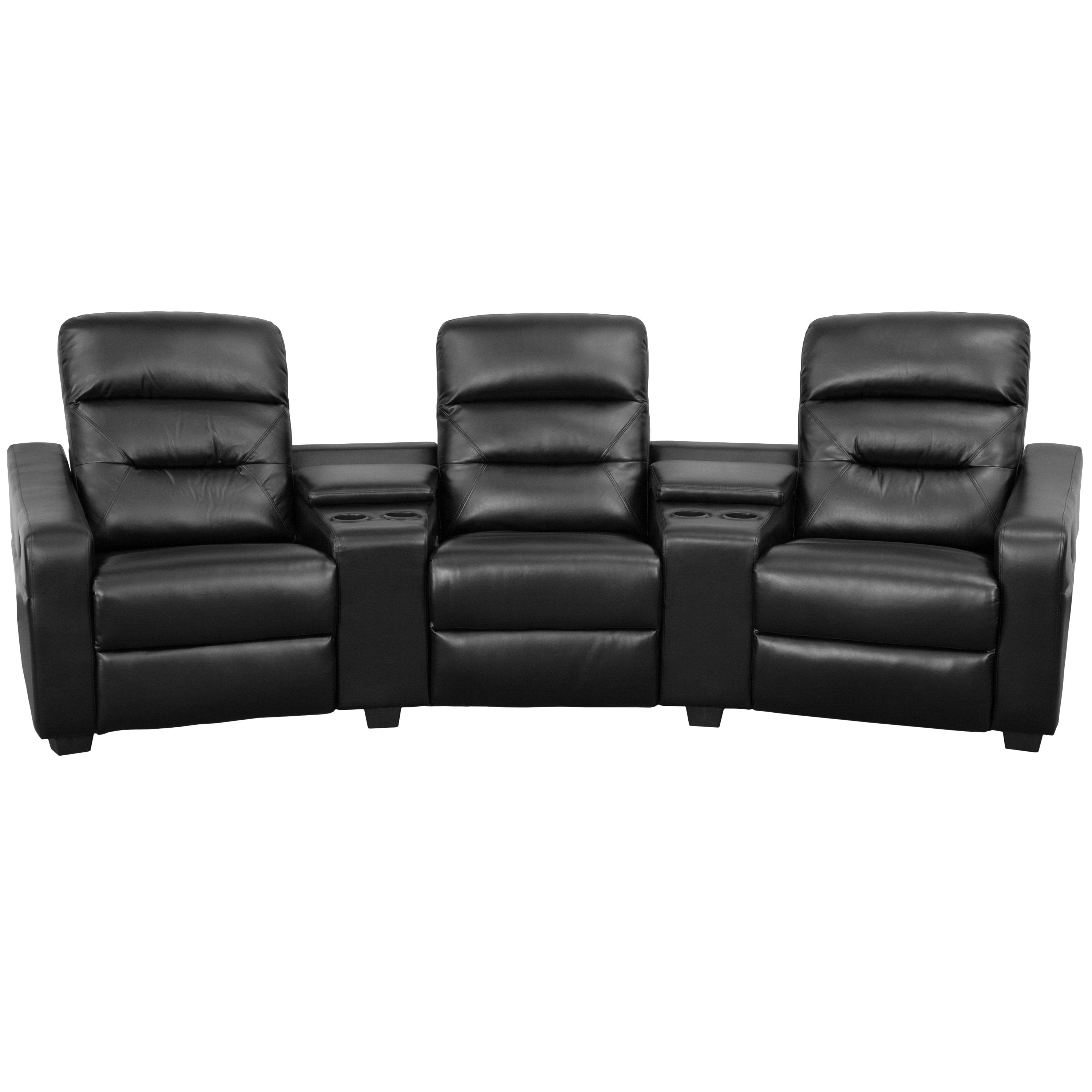 Futura Series 3-Seat Reclining Theater Seating Unit - Thumbnail 4